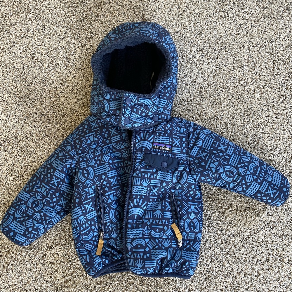 12-18 month fleece lined Patagonia jacket
